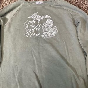 Michigan Snowflake Crewneck